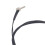 Fiber optic sensor, 0-530mm detection range, M3 reflective type fiber optic probe sensor cable 3