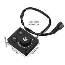 Car Air Diesel Parking Heater Remote Controller Switchs Board Park Heater Control Switchs Knob Air Heater Accessories