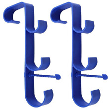 Adjustable Pool Leaf Skimmer Net Holder Ground Pools Pole Hanger Swimming Pool Rack Equipment Hooks
