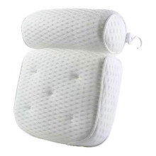 Bath Pillow for Bathtub 4D Bathtub Pillow Bathroom Set with 7 Suction Cups SPA Bubble Bath Pillow Square Bathtub Pillow