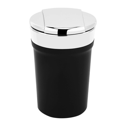 LED Blue Light Windproof Enclosed Home Ashtrays, Car Cup Holder Ashtray, Automatically Extinguished