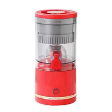 Automatic Separation Juicer Portable Juice Machine Electric Juicer Rechargeable Fruit Juicer Blender 7.4V Red