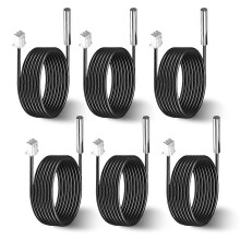 6 sondas de sensor de temperatura de 10K, termistor impermeable de 1 metro y 10K, acero inoxidable 3950