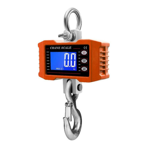 Digital Crane Scale 1000Kg Digital Hanging Scale-Orange