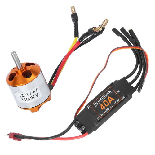 A2217 Κινητήρας χωρίς ψήκτρες 1100kV 40A ESC SG90 9G Micro Servo 1060 Έλικας γι 1