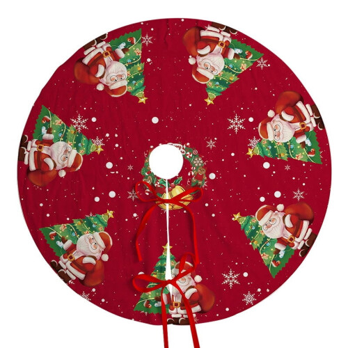 Kerstboomrok 120 cm Polyester Landelijke stijl 1