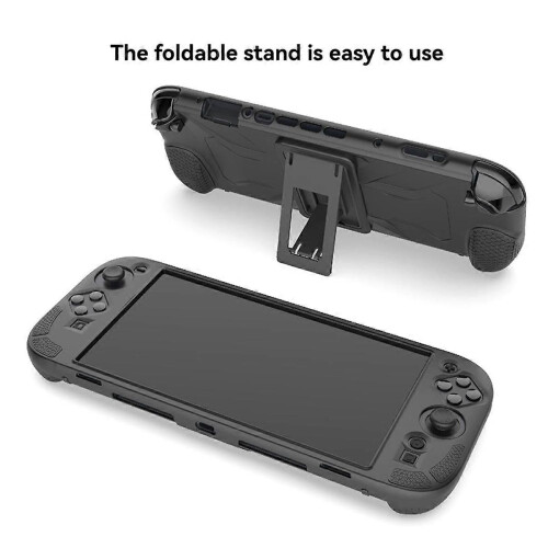 Switch 2 - Cover protettiva completa con supporto e impugnatura antiscivolo - Accessori per console 1