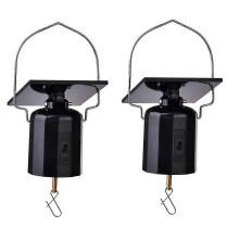 Molinillo de viento solar con gancho - No necesita pilas, motor giratorio colgante compatible con decoración