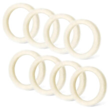 8pcs Felt Washer Replacement for Espresso Machine Grinders-Compatible with BES870, BES878, BES880, BES980, BCG820 Models