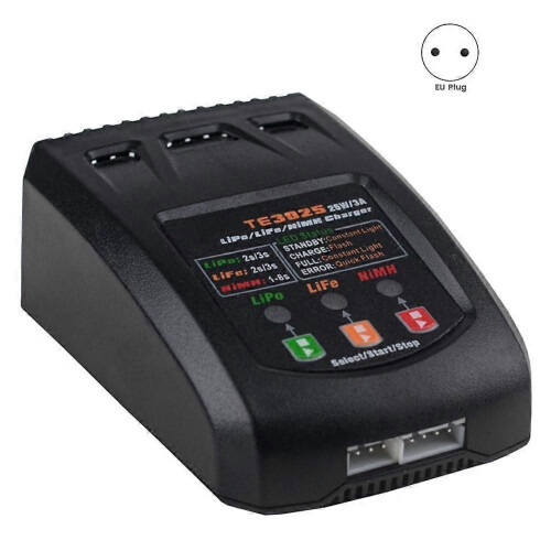 TE3025 Μίνι φορτιστής φόρτισης 25W/3A για τηλεχειριστήριο 7.4V-11.1V 2- 1