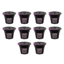 10Pcs Coffee Filters Reusable K Cups Coffee Filters K Cup Pod Coffee Filter for 1.0/2.0 Mini Plus S