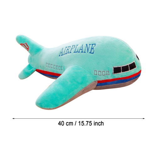Flyvemaskine plyslegetøj blød sovepude 40 cm 2