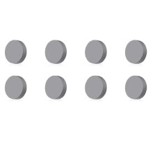 Air Fryer Magnets for Parchment Paper,8Pack Anti-Scratch Silicone Coated Magnets to Keep Air-Fryer-P