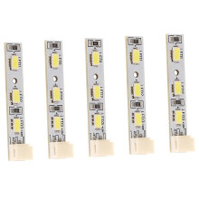 5Pc Light Bar LED Strip for Haier Freezer Refrigerator 0064001874 Fridge Lighting LED Parts Accessories