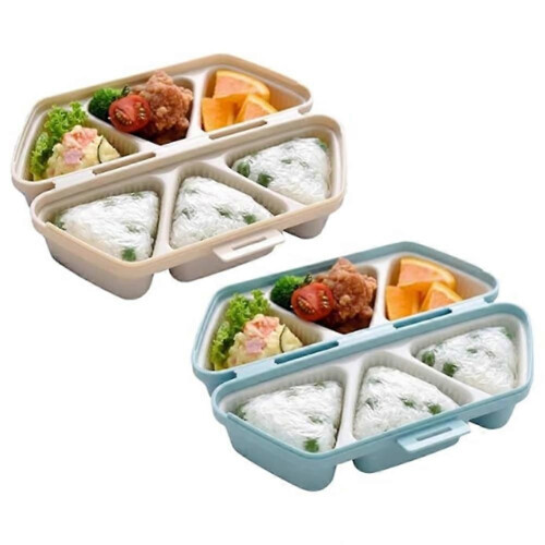 Καλούπι Onigiri 6 σε 1, τριγωνικά καλούπια σούσι, γρήγορα στ