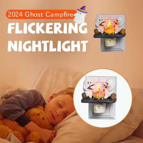 Halloween Ghost Bonfire Night Light 3D LED4Pack 1