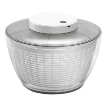 Centrifugadora eléctrica para ensaladas, grande, de 4,75 L, lavadora-secadora de verduras, apta para