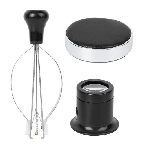 Watch Repair Tool Kit, Universal Hand Puller, Magnifying Glass, Pusher, Extractor, Watchmaker