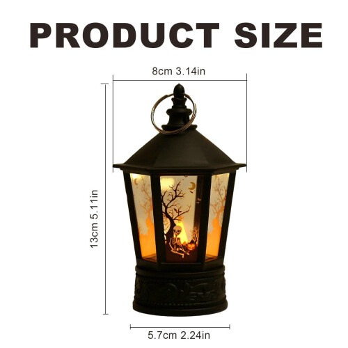 Lampe de lecture LED, décoration d'Halloween et de Noël, 1 pièce 2