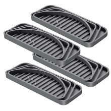 4PCS Refrigerator Drip Tray for / / Gray