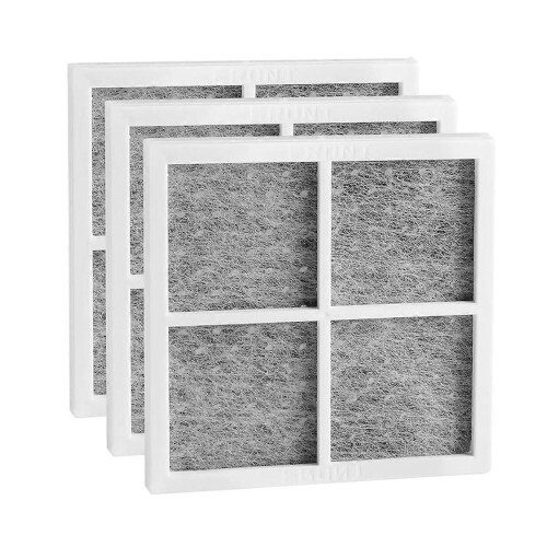 3 Pack Refrigerator Air Filter Replacement compatible LT120F Refrigerator Air Filter Replacement Parts