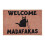 Πατάκι εισόδου Dark Cat Welcome Madafakas με πλήρη εκτύπωση, διασκεδαστικό πατάκι εισόδου 1