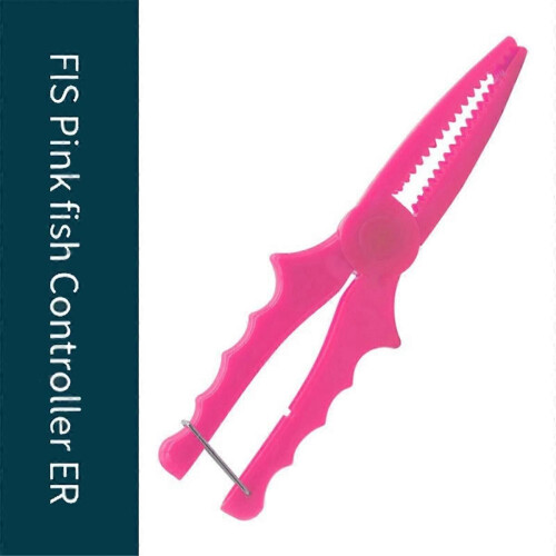 Plastic Clamp Fish Pliers Small Fish Clamp Fish Controller Portable Fishing Tool Pink 1