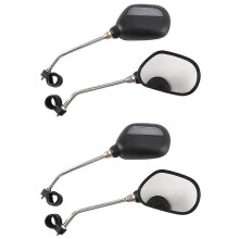 2 Pair Bike Mirror 360Rotation Back Rearview Mirror Wide Angle Handlebar Bicycle Cycling Mirror