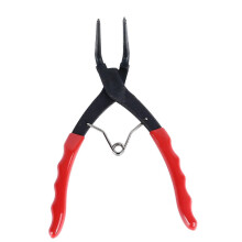 Heavy Duty Circlip Pliers, 90 Degree Bent, 7" Long, Carbon Steel, Spring Loaded