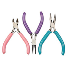 3Pcs Diy Craft And Jewelry Tool Pliers Chain Nose Plier Cutter Plier Round Nose Plier For Beading J