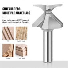 1/2 Inch Shank Arc Bending Milling Cutter R50 Router Bits for Woodworking