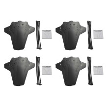 Guardabarros para bicicleta de montaña de 8 piezas, guardabarros delantero y trasero, guardabarros ajustables