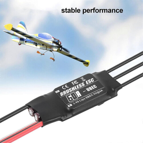 60A Brushless ESC 2-3S Lipo για RC Αυτοκίνητο Σκάφος Αεροσκάφος Ανταλλακτικά DIY 2