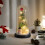 Mini Christmas Tree Glass Tabletop Decoration 1 Pack 4