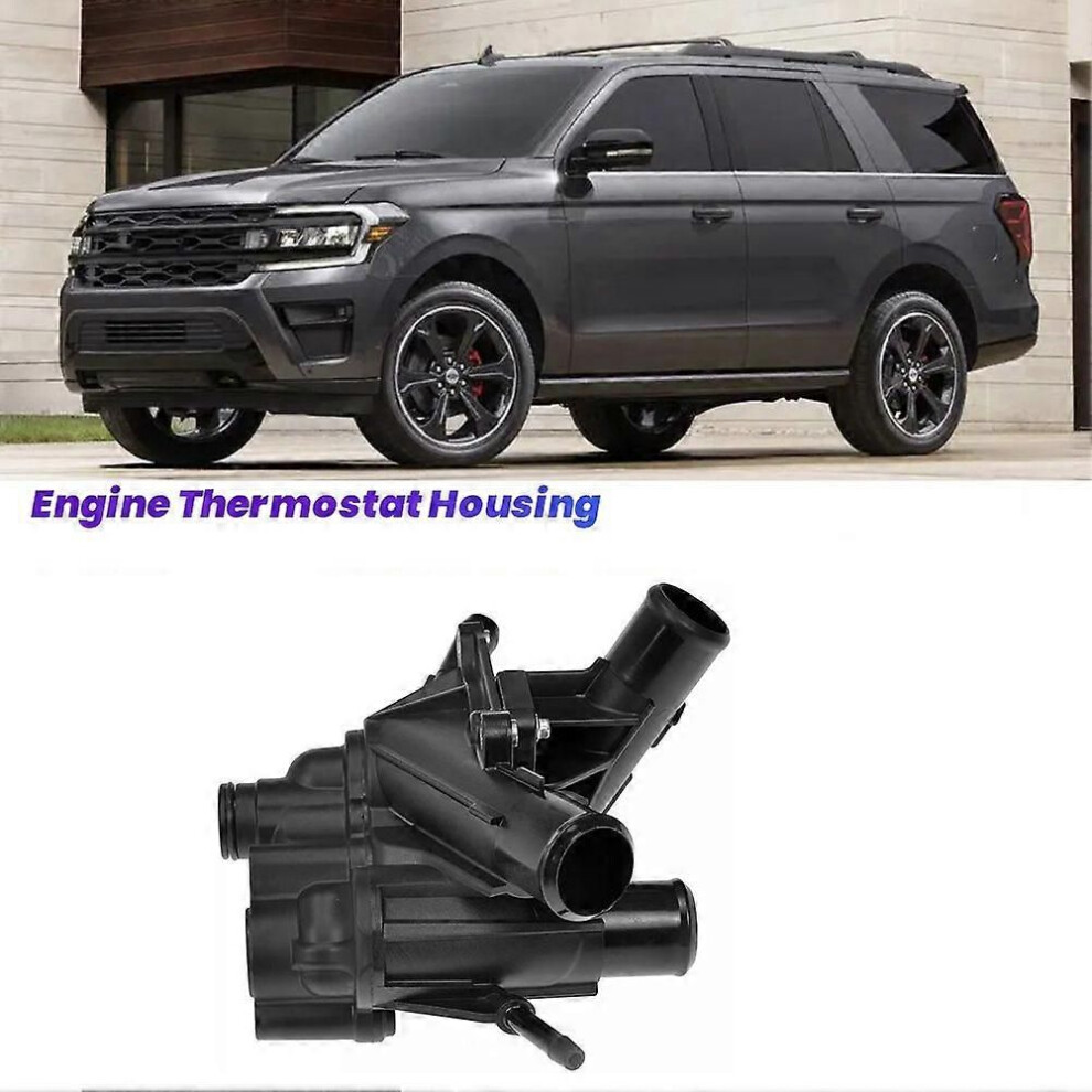Engine Coolant Thermostat Housing Assembly Hl3z-8A586-B For Ford Expedition F-150 Navigator Lobo 2017-2021 Hl3z- 8A586-A 9152359589802