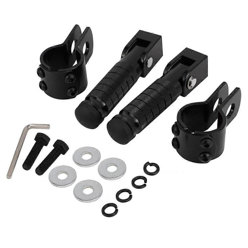 Universal Motorcycle Pedals Folded Compatible For Kawasaki Yamaha Honda Mopeds Scooters Bicycle Motorbike Foldable Footrest 9152359607094
