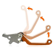 Motorfiets draaibare rem- en koppelingshendel compatibel met Husqvarna KTM 150 250 300 350 450 500 SX