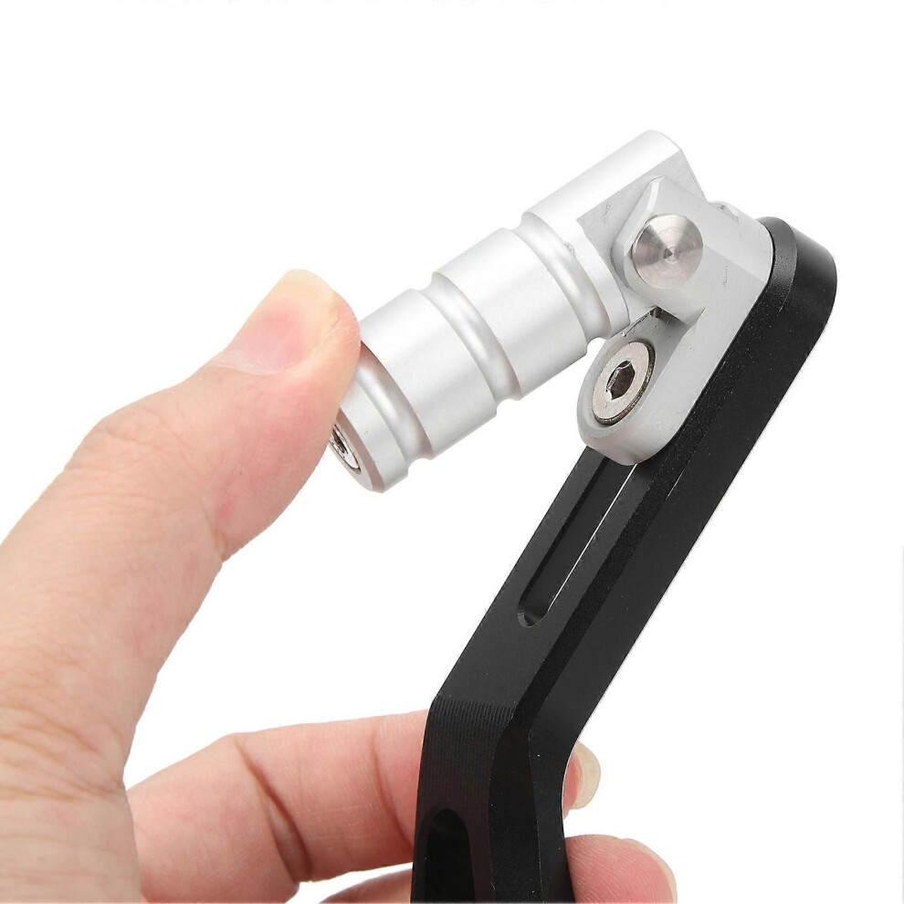 Gear Shifter Pedal Lever Cnc Aluminum Adjustable Folding Toe Peg Shift Pedal For Ninja 400 Z400 Black 9152359597272