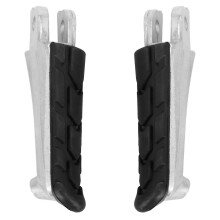 1 set di pedane poggiapiedi anteriori per moto, compatibili con Honda CB250, CBR600F, CB600F, NC700