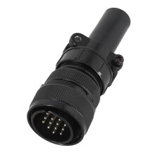 Welding Tool 14 Pin Aviation Socket Connector Male Plug for Miller Welder Welding Tool Welder Accessories Black