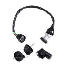 4 Wires Ignition-Switch with 2 Keys Fit for Linhai T-Boss 550 48295 ATV UTV
