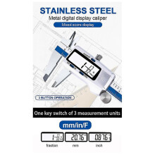 Et52 Stainless Steel Caliper 150Mm 6 Inches Measuring Instrument