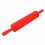 Colorful Silicone Rolling Pin Restaurant Homemade Bread Cookie Dough Rolling Tool (Red) 3