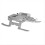 LED Foldable Landing Gear compatible for Mini 3 Pro Drone Extended 3