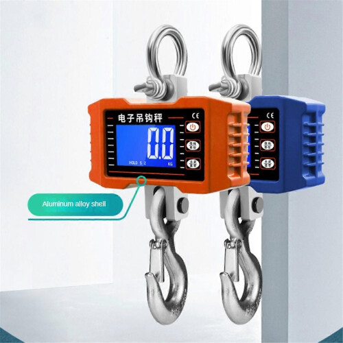 Digital Crane Scale 1000Kg Digital Hanging Scale-Orange 1