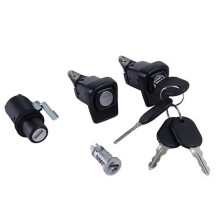 Car Ignition Lock Cylinder and 4 Keys for Panda 1989-2003 7654911 7696108 7796720