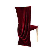 Beautiful Fabric Seat Cover With Elegant Design For-Burgundy
