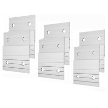 6 Paar Z-Clips, französische Bilderaufhänger aus Aluminium, französische Bilderaufhänger, Wandhalterungen,
