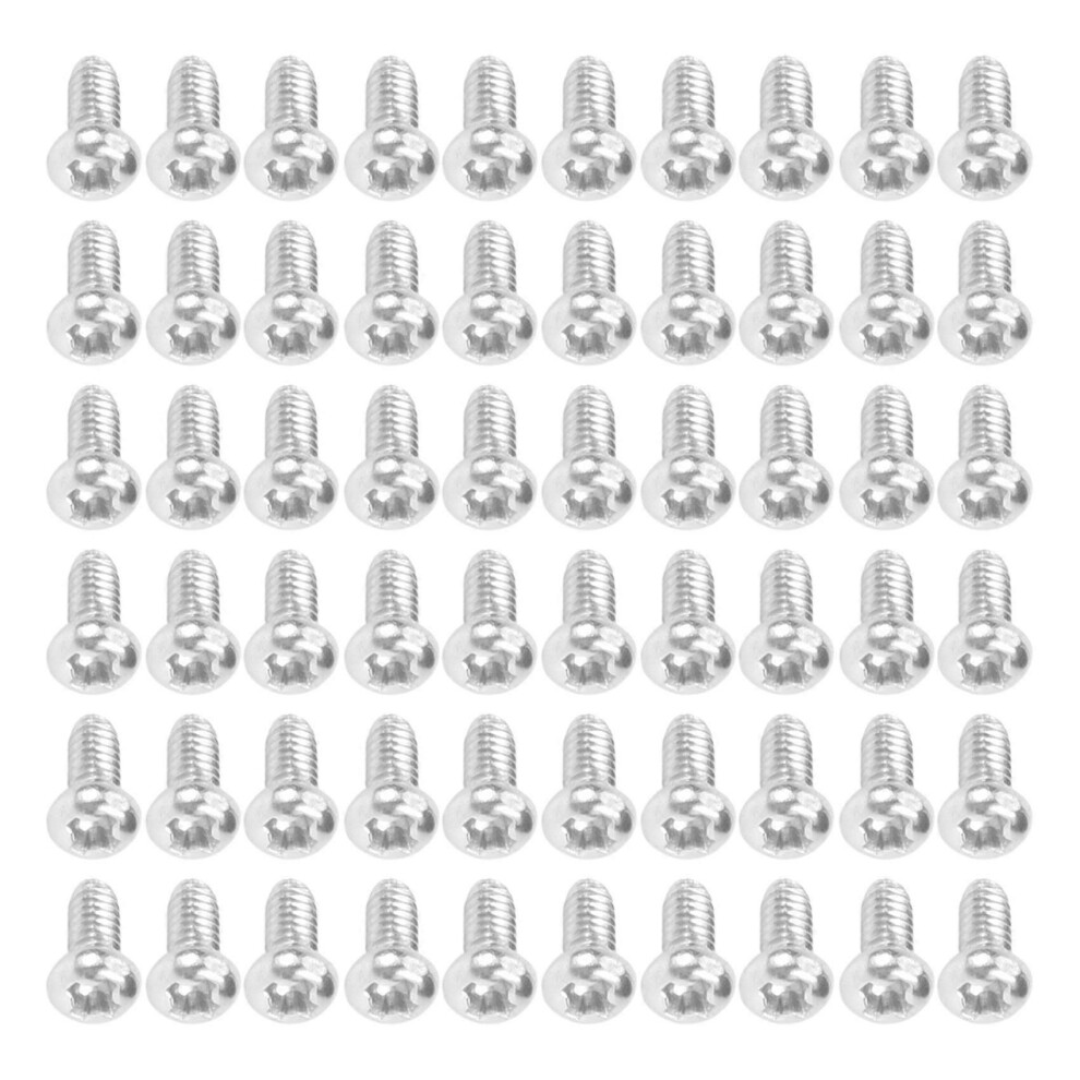 60Pcs M2 X 4Mm 304 Stainless Steel Phillips Round Head Screws Bolt 9152359624176