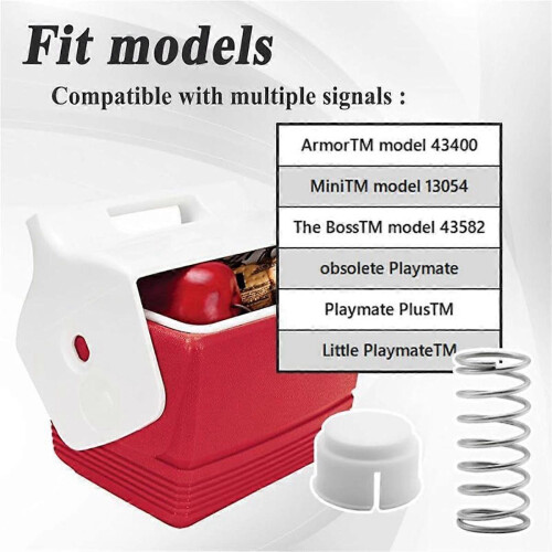 Cooler Replacement Button and Spring, Replacement Kit for Playmate Cooler Replacement Parts 1